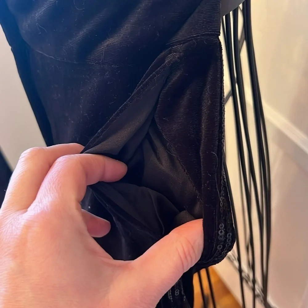 Draper James Velvet Fly Front Pants-Sz 0